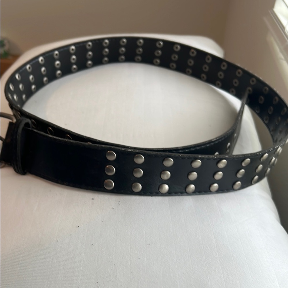 Black Studded Belt